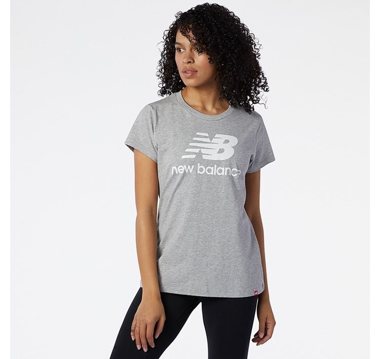 Essentials Stacked Logo Tee