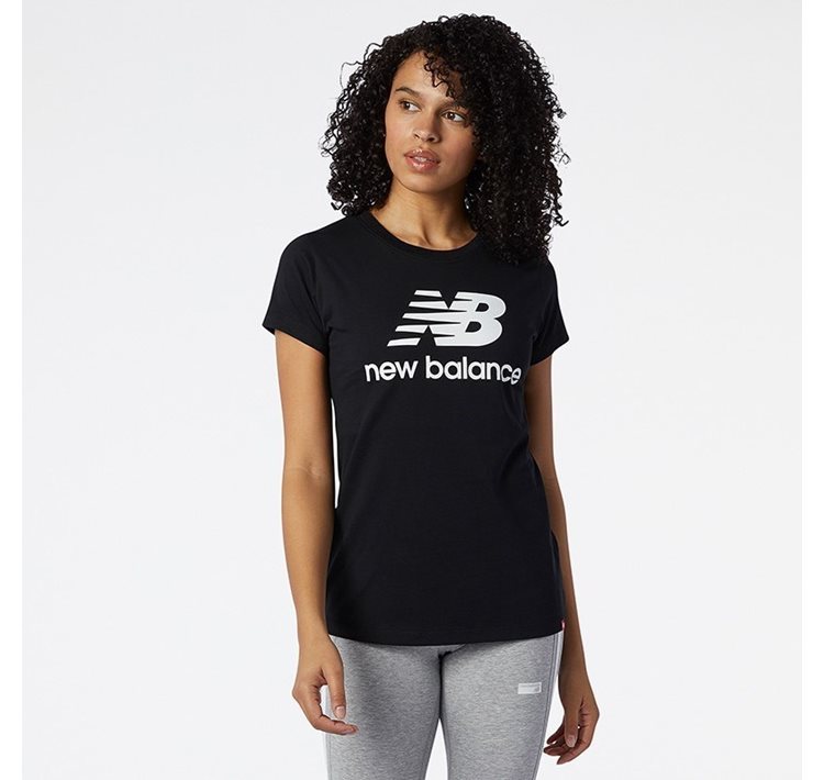 Essentials Stacked Logo Tee