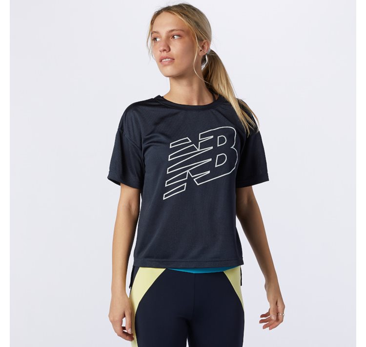 Achiever Mesh Graphic Top