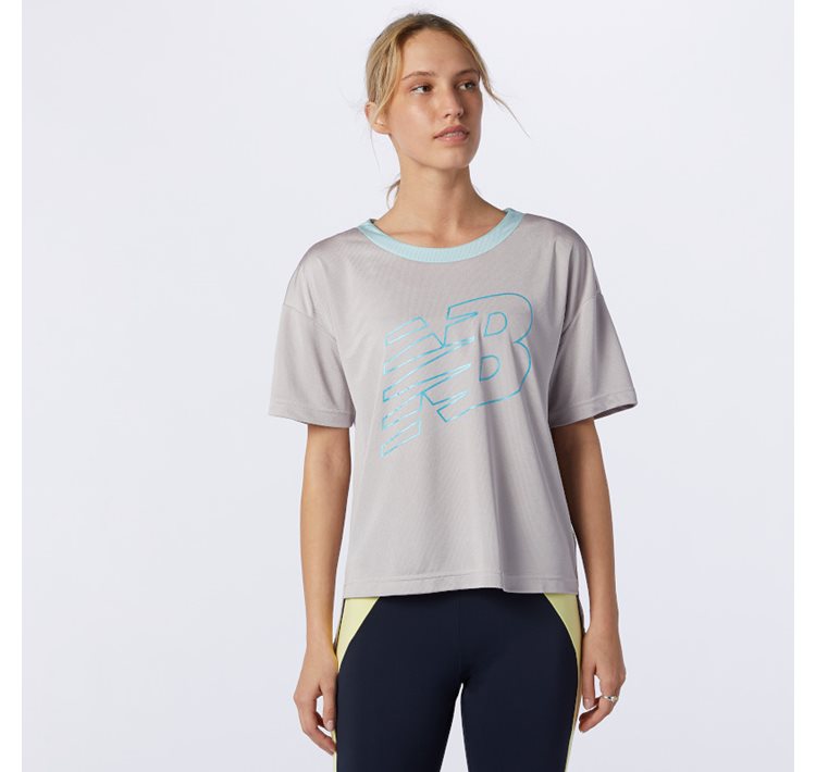 Achiever Mesh Graphic Top