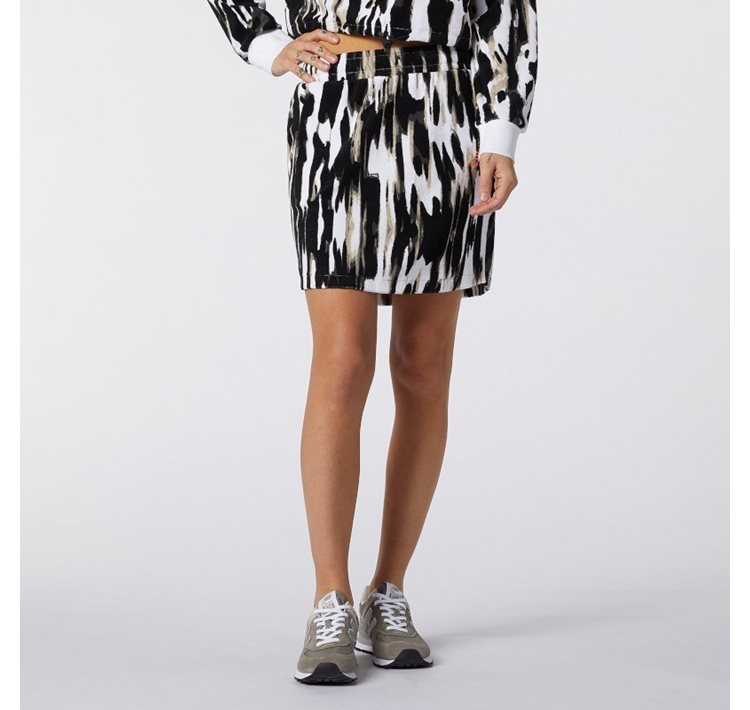 NB Athletics Collide Printed Terry Skirt