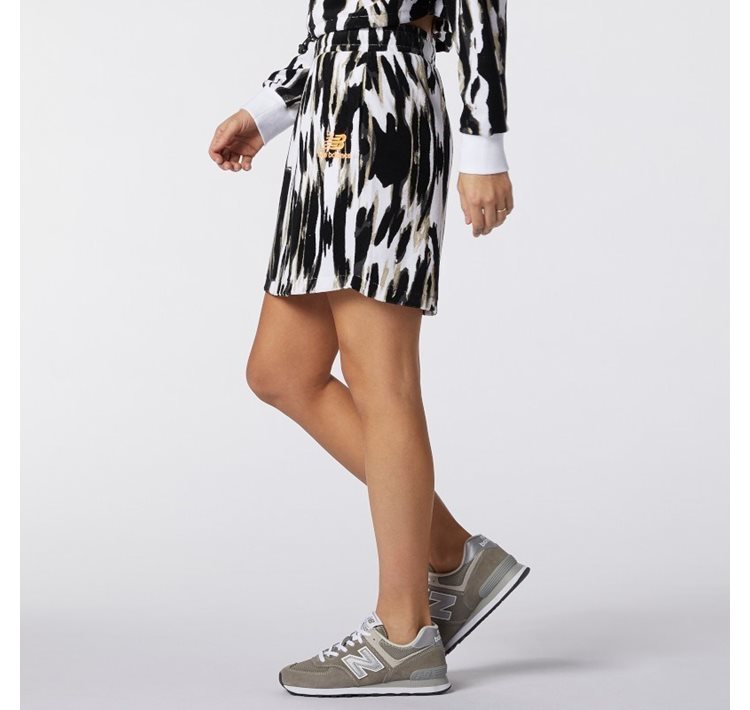 NB Athletics Collide Printed Terry Skirt