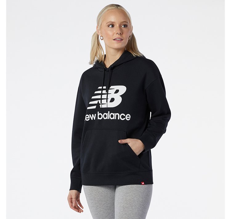 Essentials Stacked Logo Oversized Hoodie