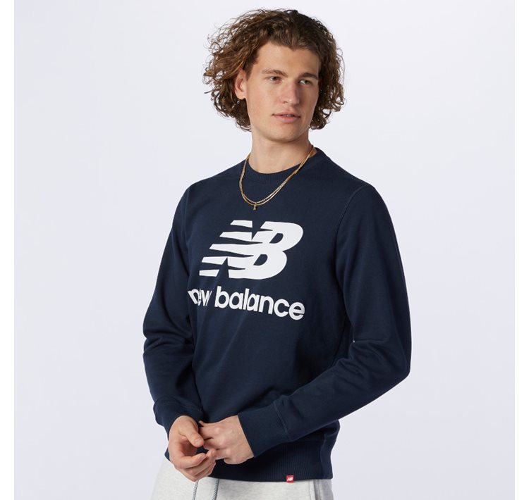 NB Essentials Stacked Logo Crew
