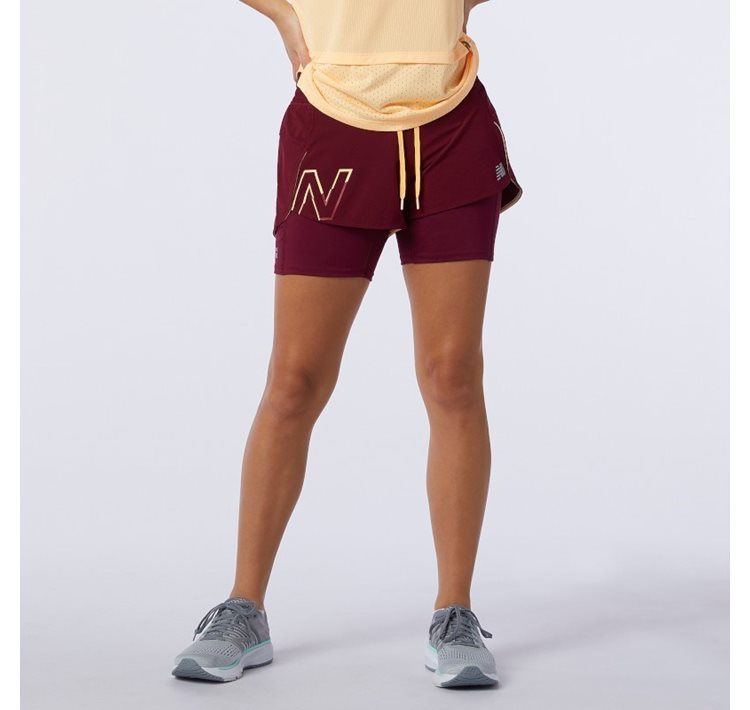 Printed Impact Run 2 IN1 Short