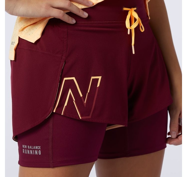 Printed Impact Run 2 IN1 Short