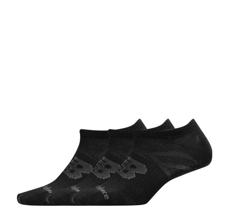 Flat Knit No-Show 3 Pair