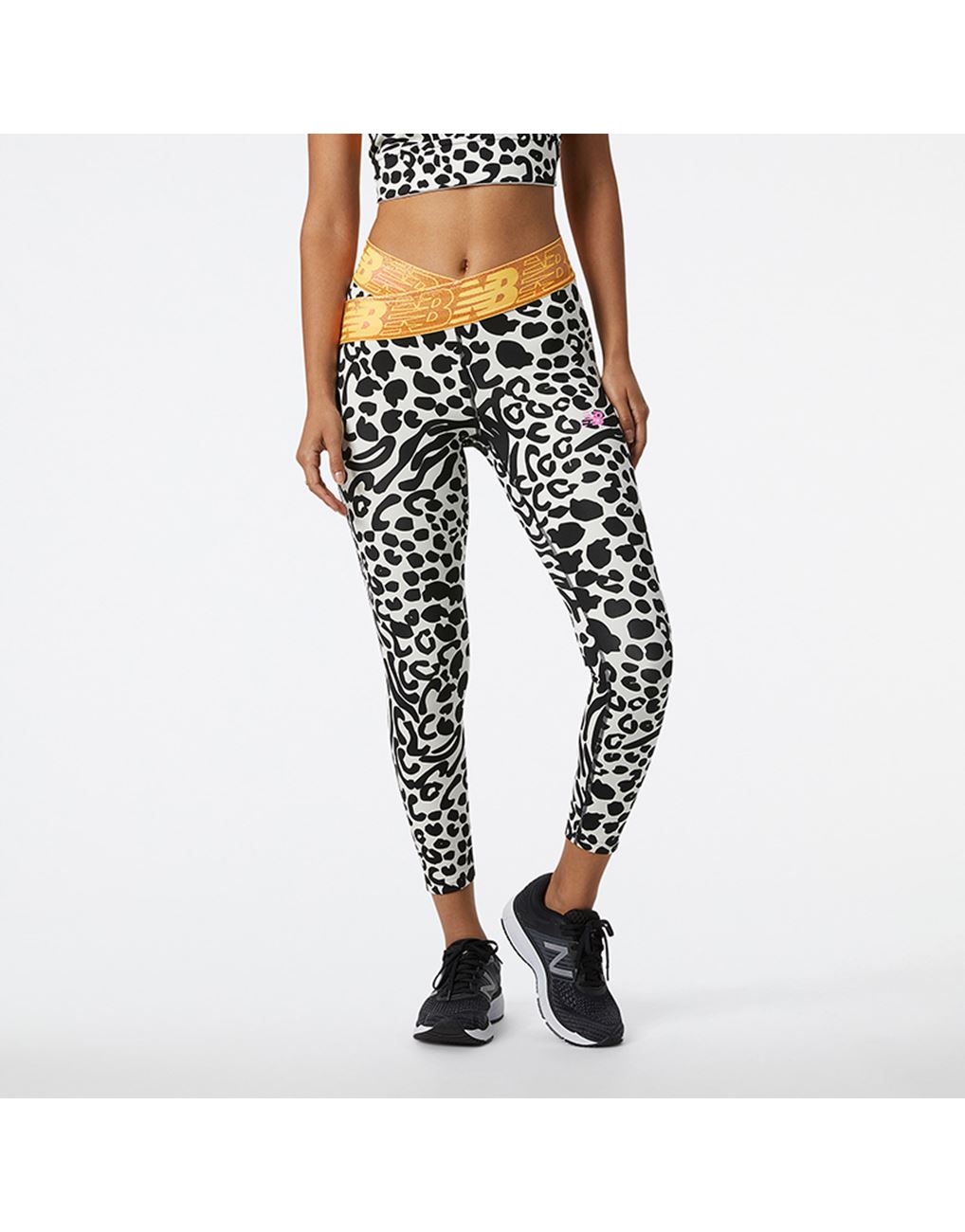 Relentless Crossover Printed High Rise 7/8 Tight < Running