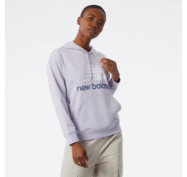 Essentials Stacked Logo Oversized Hoodie