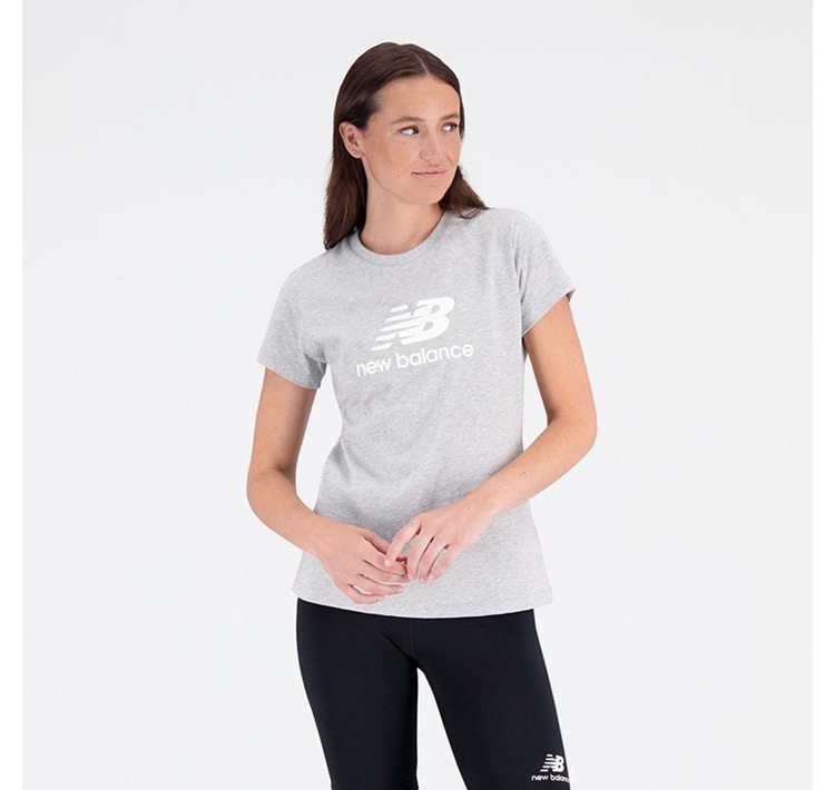 Essentials Stacked Logo Cotton Athletics T-shirt