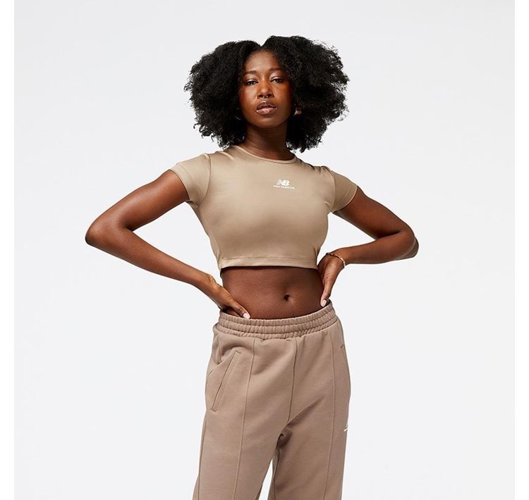 Athletics Pearl Cropped T-shirt
