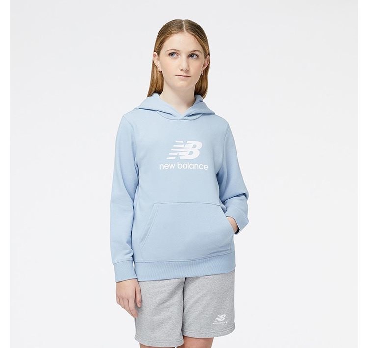 Essentials Stacked Logo French Terry Hoodie