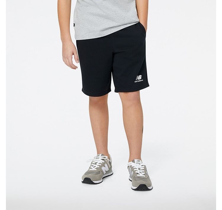 Essentials Stacked Logo French Terry Short
