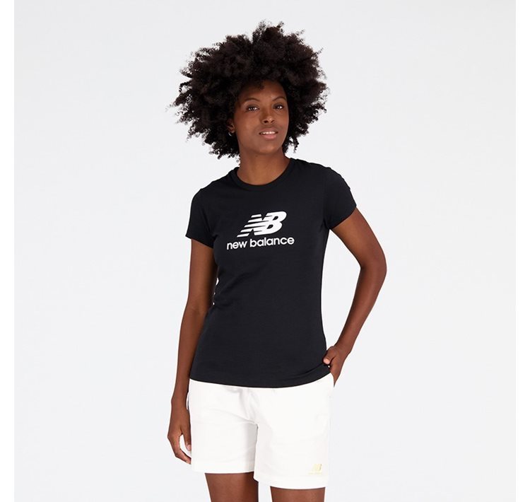 Essentials Stacked Logo Cotton Athletics T-shirt