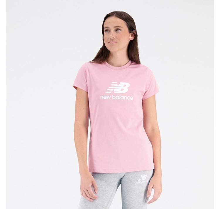 Essentials Stacked Logo Cotton Athletics T-shirt