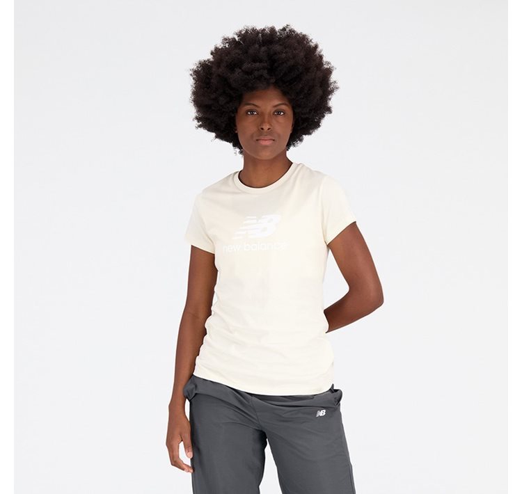 Essentials Stacked Logo Cotton Athletics T-shirt