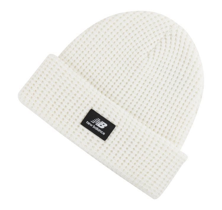 Waffle Knit Cuffed Beanie