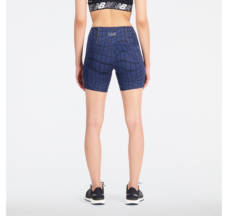 Short Printed Impact Run Fitted Short