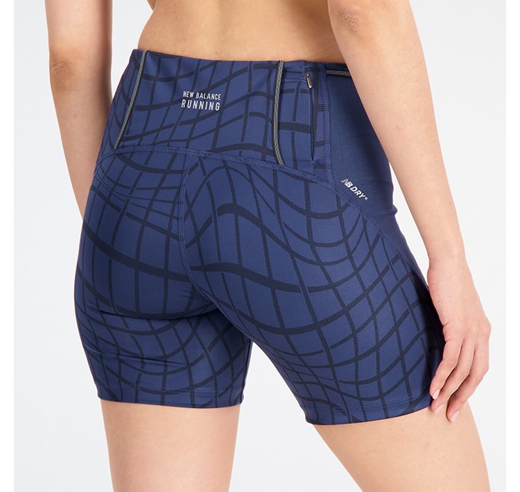 Short Printed Impact Run Fitted Short