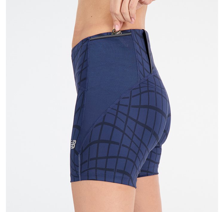 Short Printed Impact Run Fitted Short