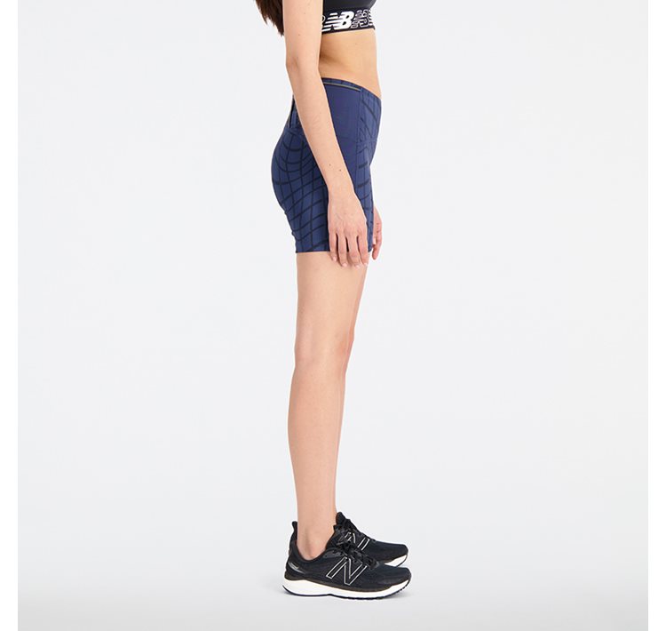 Short Printed Impact Run Fitted Short