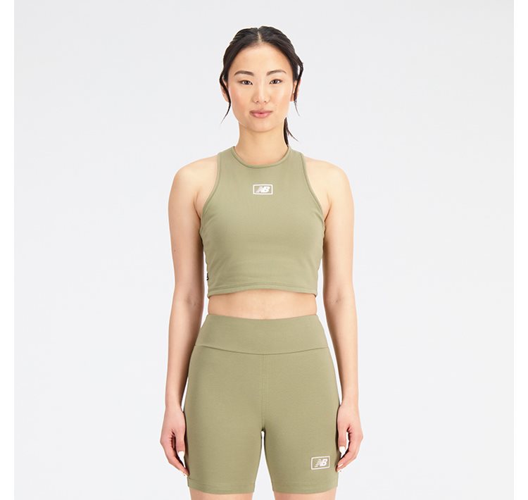 Essentials Cotton Spandex Bra Top