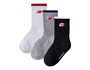 Kids Patch Logo Midcalf Socks 3 Pair