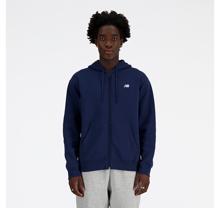 Stacked Logo French Terry Full Zip Hoodie < Lifestyle | New