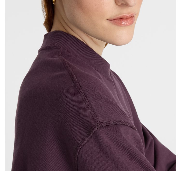 Embossed Logo French Terry Crew