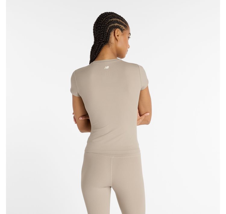 Ribbed Fitted T-shirt