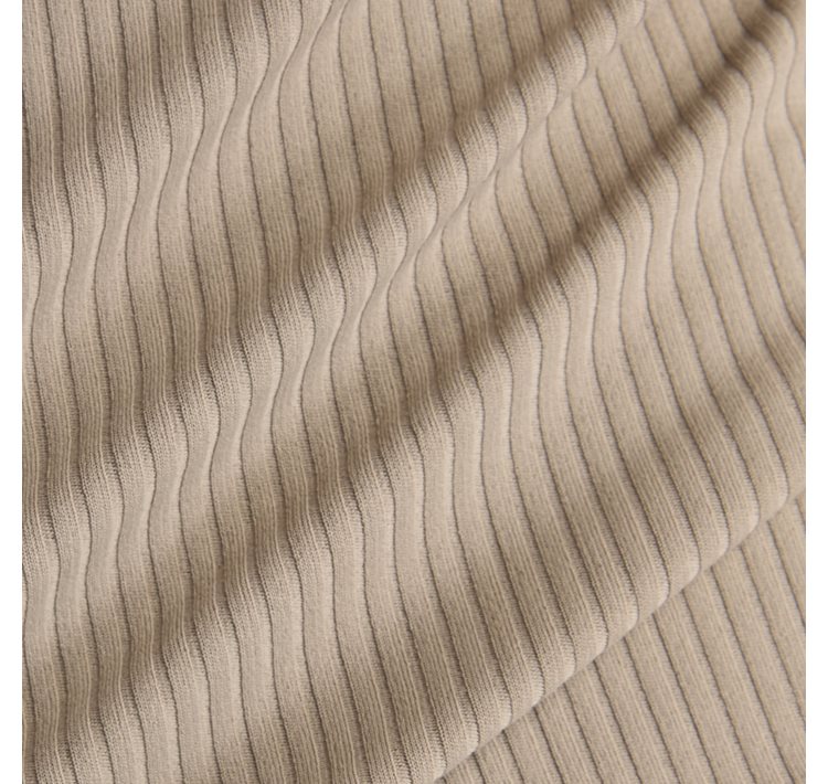 Ribbed Fitted T-shirt