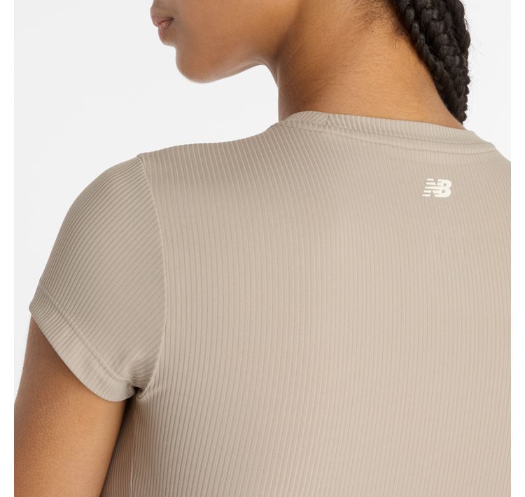 Ribbed Fitted T-shirt