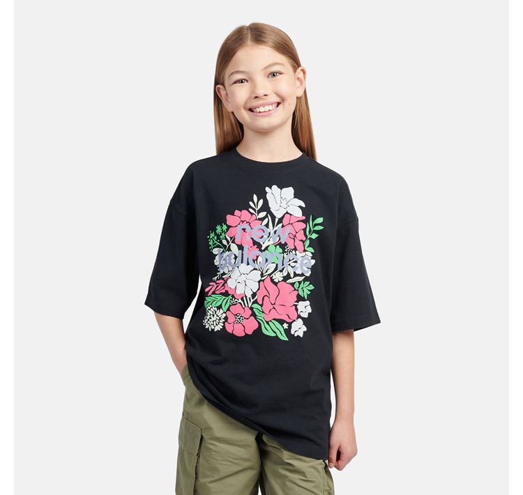 Stacked Floral Graphic Tee