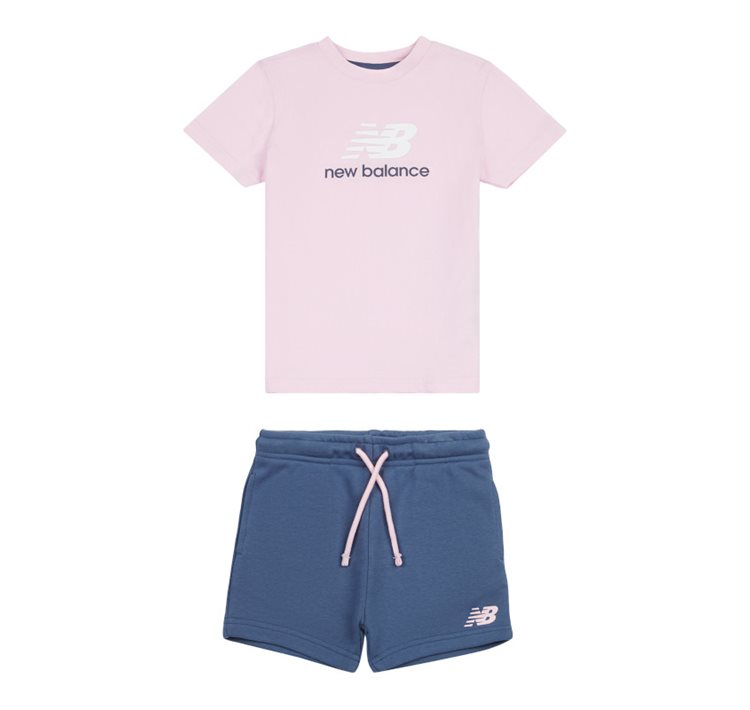 Jersey Tee And French Terry Short Set