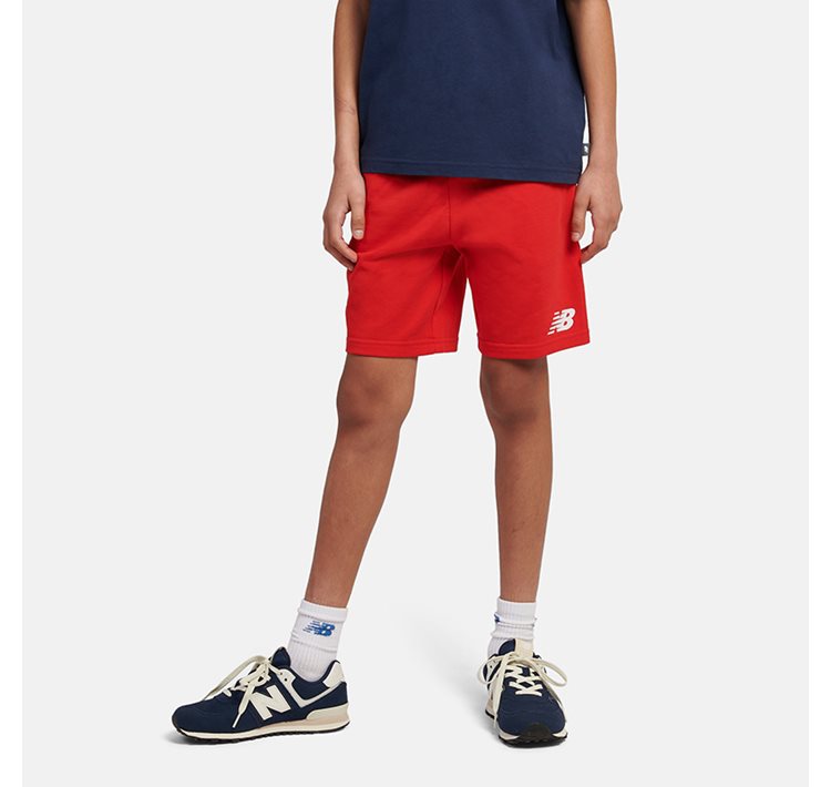 French Terry Stacked Logo Short