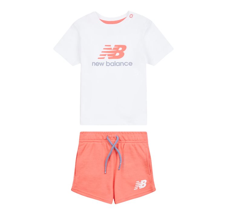 Jersey Tee And French Terry Short Set