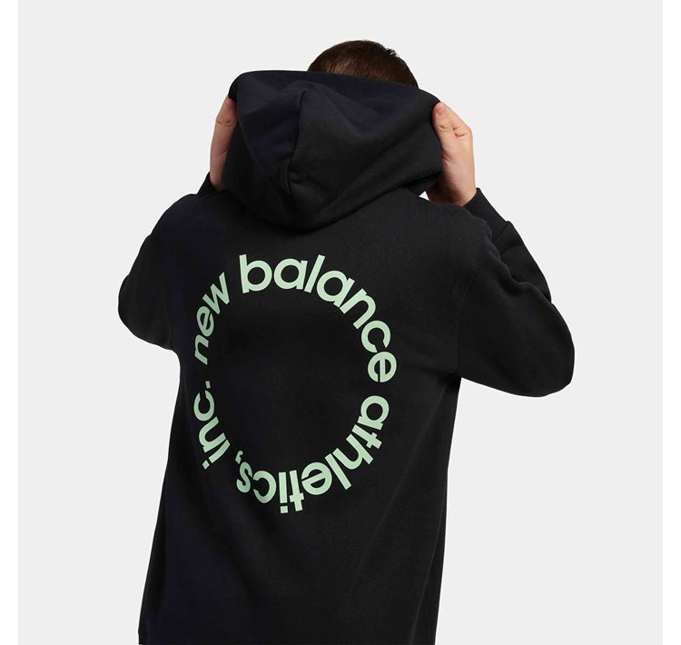Circular Logo Zip Hoodie
