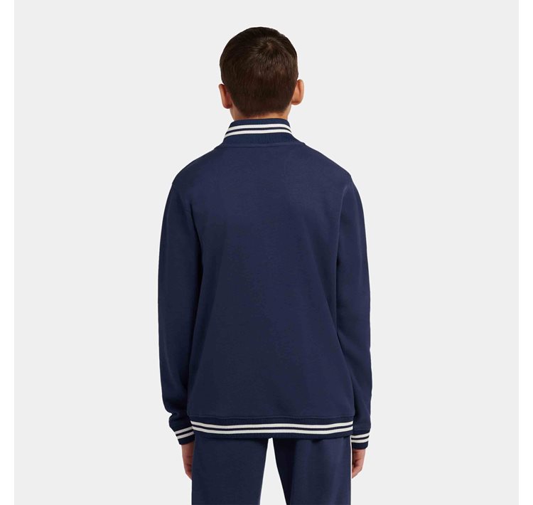 Double Knit Full Zip Funnel Top