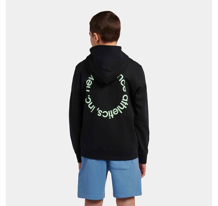 Circular Logo Zip Hoodie